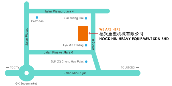 Hock Hin Machinery Trading Co Location Map